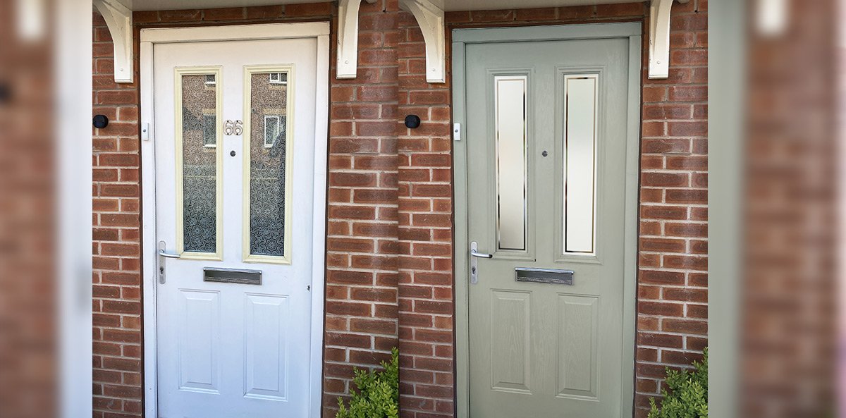 Renovate or replace composite door colours
