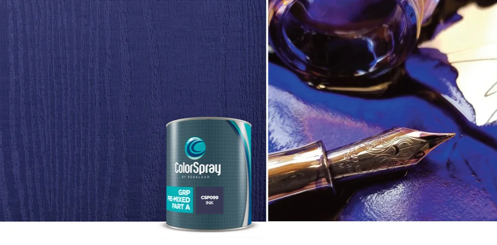 Ink composite door colour