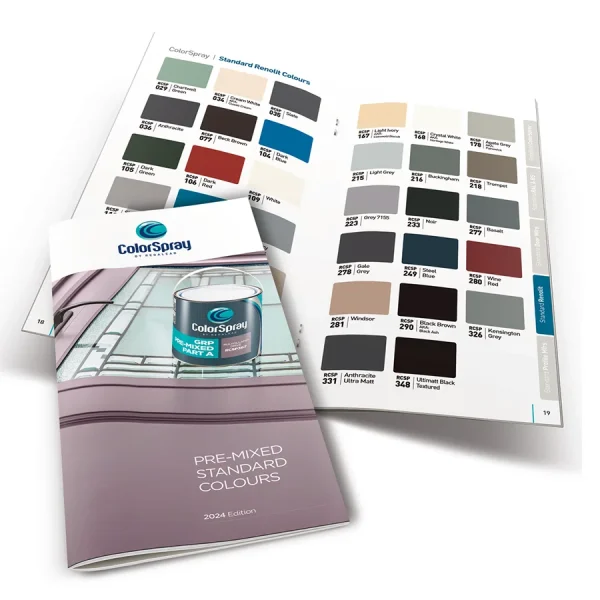Pack of 10 Standard Colour Booklets - The ColorSpray Network